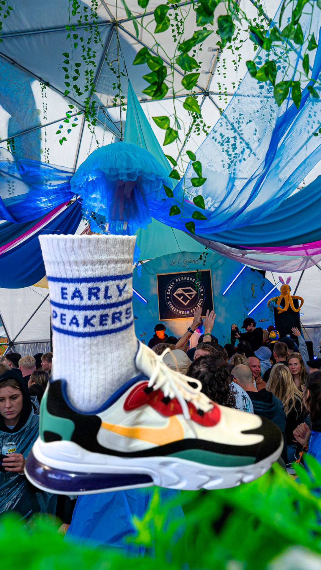 EP-festivalsokken kleur