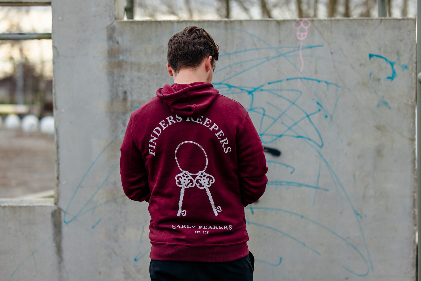Finders Keepers hoodie | red