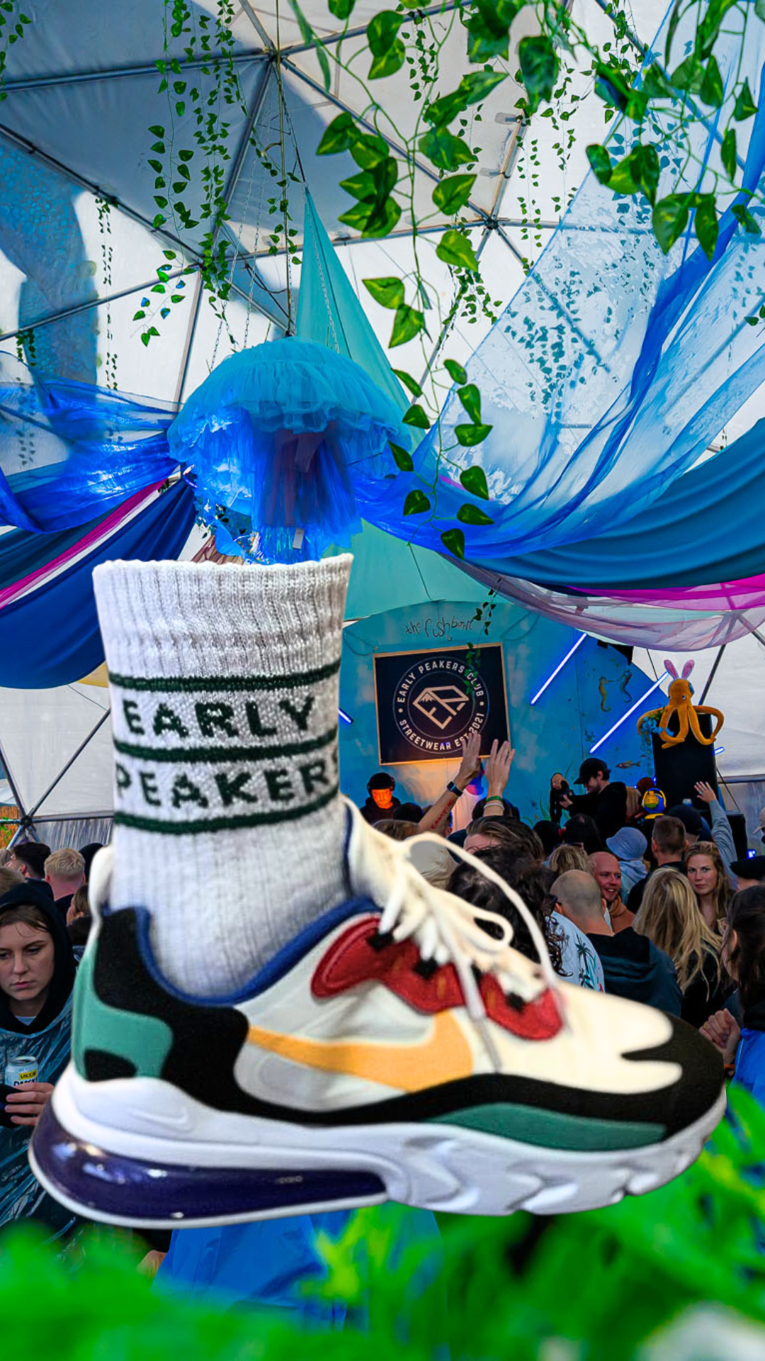 EP-festivalsokken kleur