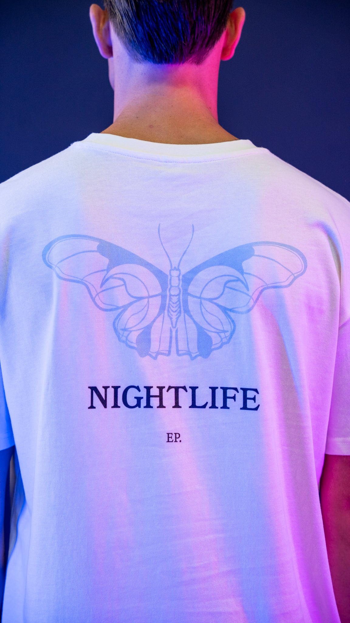 Heavy Oversize Tee NIGHTLIFE