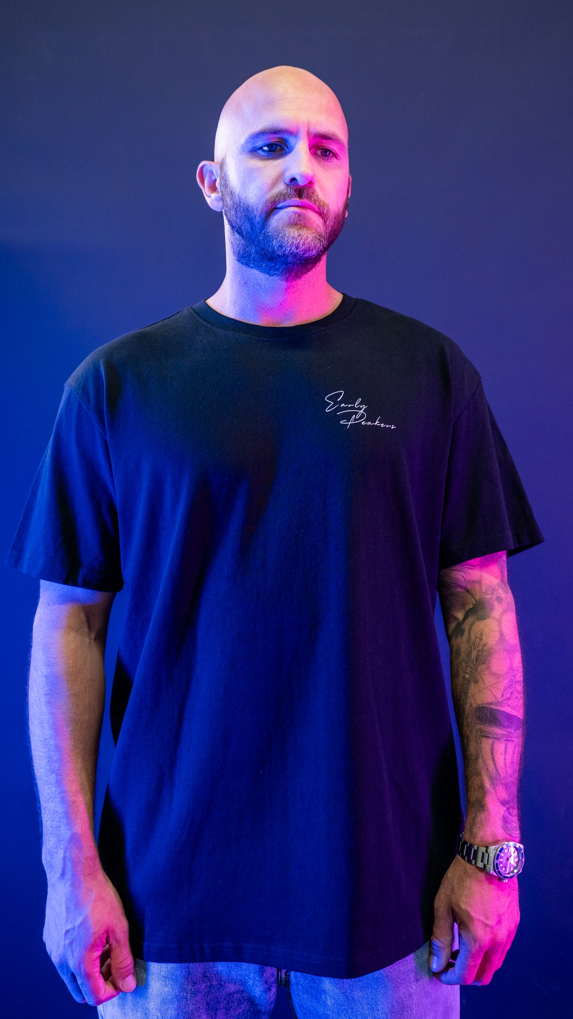 Heavy Oversize Tee NIGHTLIFE