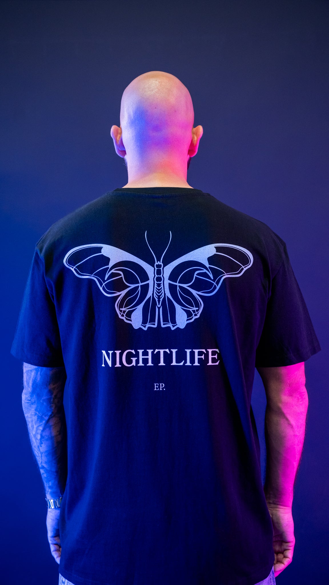 Heavy Oversize Tee NIGHTLIFE