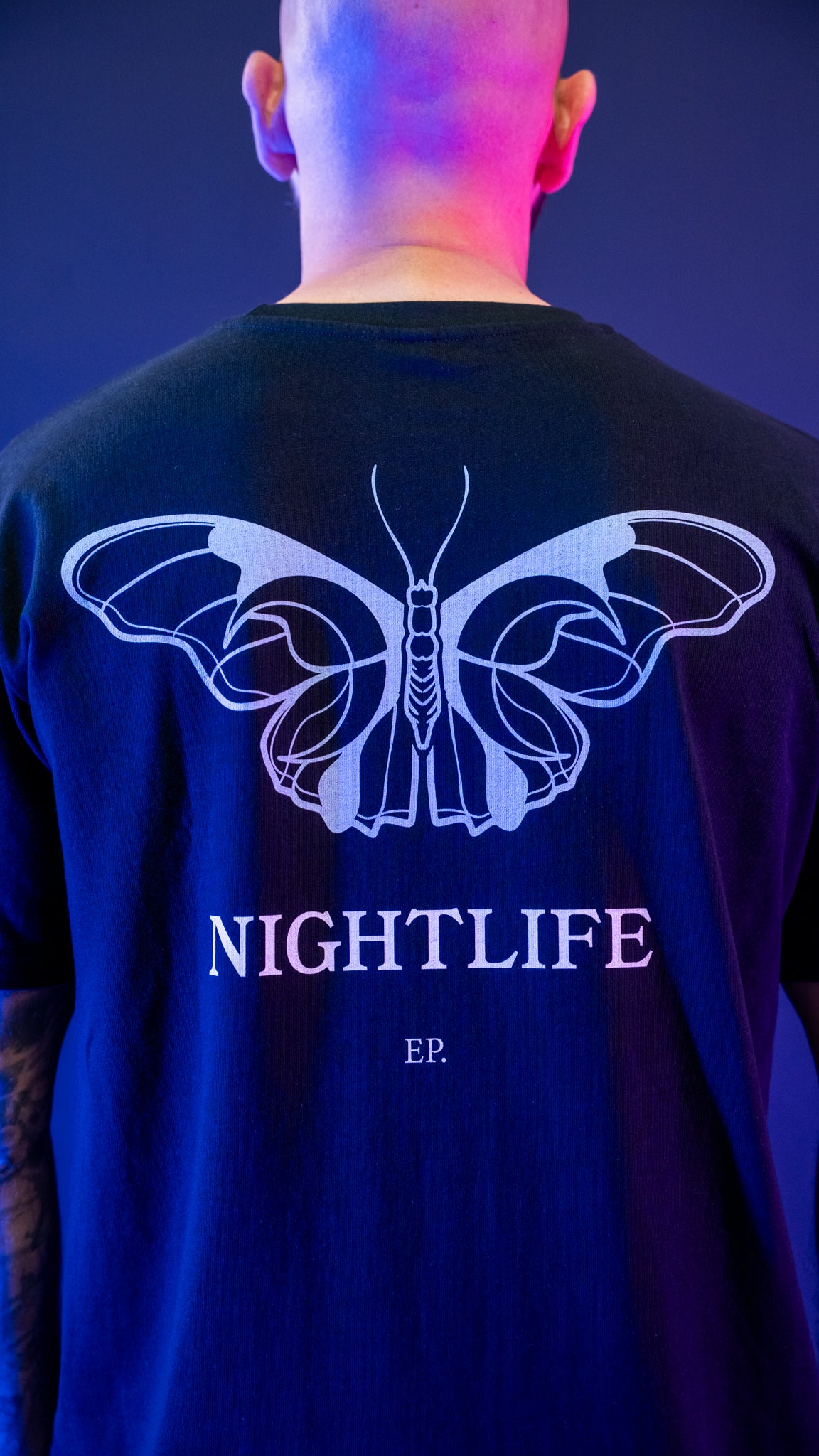 Heavy Oversize Tee NIGHTLIFE