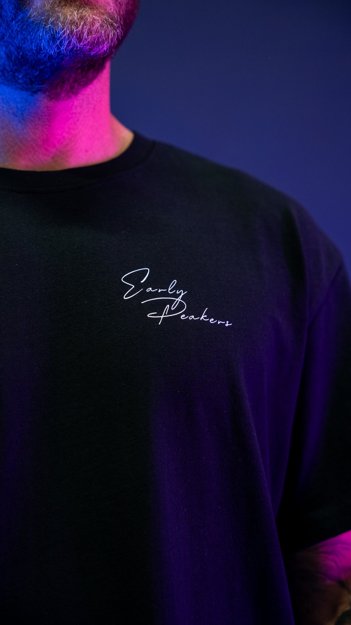 Heavy Oversize Tee NIGHTLIFE